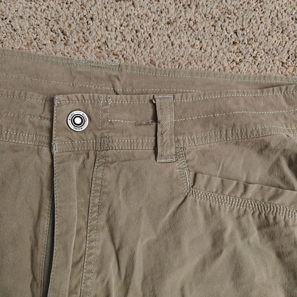 KUHL Renegade Short Men 36 Khaki Outdoor Hiking Quick Dry‎ Stretch - Picture 7 of 16